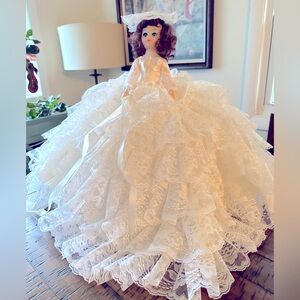 White Lace Bridal Doll